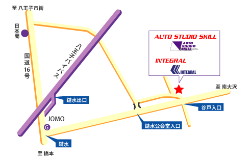 Route map to our company